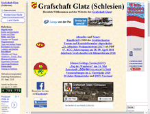 Tablet Screenshot of grafschaft-glatz.de